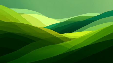 抽象化处理的春日地形起伏画面