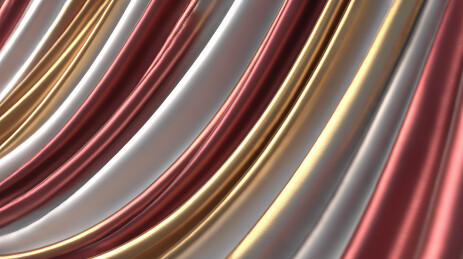 彩色的条纹背景像丝绸一样流动