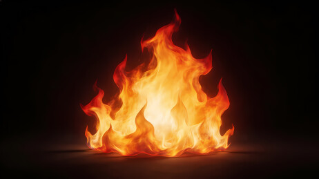 炽热火焰跃动