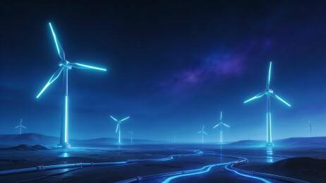 未来能源风力发电场