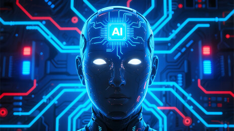 人工智能AI机器人科技背景