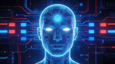 人工智能AI机器人科技背景