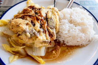 家常牛肉滑蛋饭