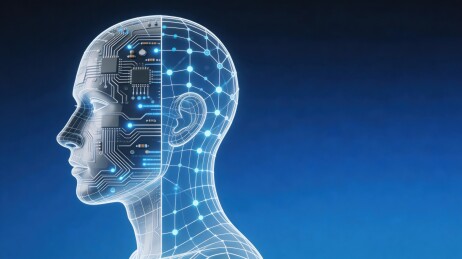 人工智能人脑科技概念图