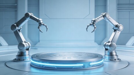 未来科技机械臂展示