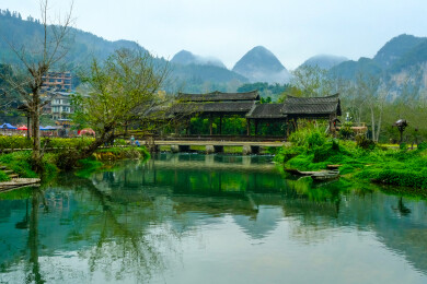 广南坝美风光，世外桃源广南坝美