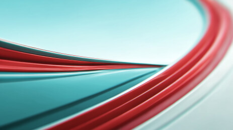 流动的色彩波浪与光影交织