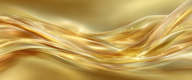 金色流动的光影纹理