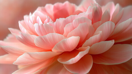 盛开的粉色花朵