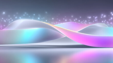 平滑的彩色波浪