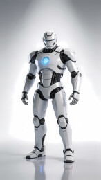 银白装甲机器人