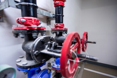 现代建筑的全新水阀水管基础设施