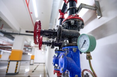 现代建筑的全新水阀水管基础设施