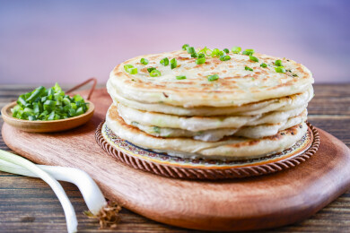 中华美食 家常主食葱花饼
