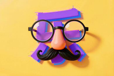 卡通愚人节眼镜大鼻子胡子