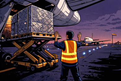 货机腹舱装载作业