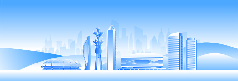 芜湖城市天际线插画