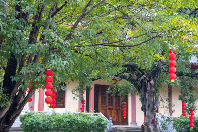 广西贵港南山寺风光