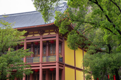 广西贵港南山寺风光