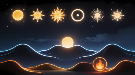 夜空中的六种发光天体