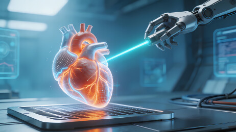 悬浮心脏与机械臂