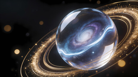 微缩星系玻璃球