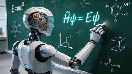 机器人书写量子公式