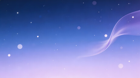 淡紫光带漫舞星夜