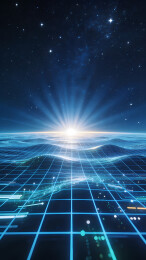 赛博朋克数字地形