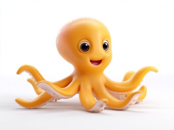 卡通章鱼形象生动可爱