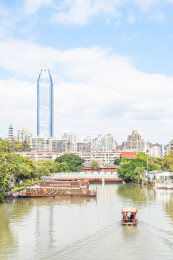 温州地标建筑世贸大厦与置信广场