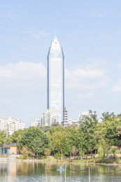 温州地标建筑世贸大厦与置信广场