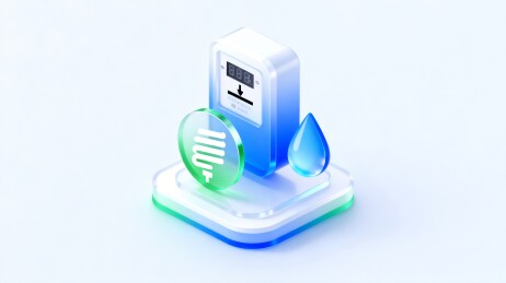 智慧水务计量科技场景主视觉