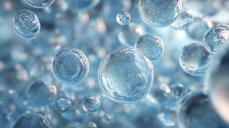 微观液滴悬浮场景