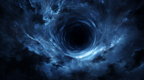 深邃宇宙虫洞奇观