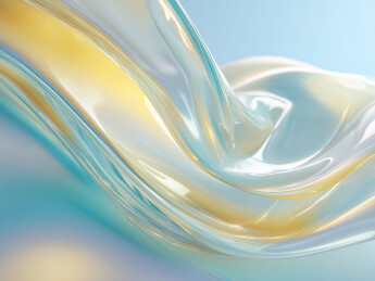 参数化曲面蓝黄光背景   