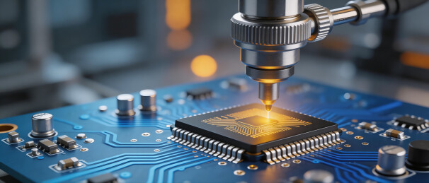 芯片封装制造工艺特写镜头