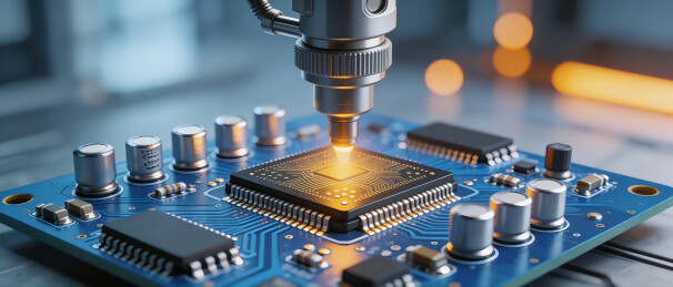 芯片封装制造工艺特写镜头