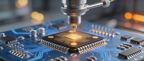 芯片封装制造工艺特写镜头