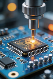 芯片封装制造工艺特写镜头