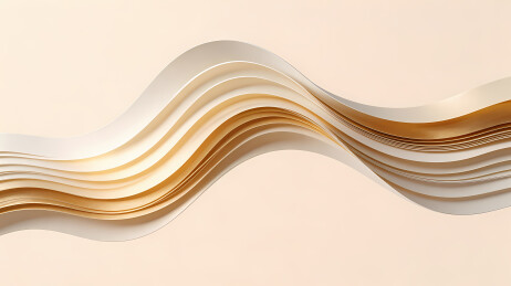 波浪薄片渐变韵律