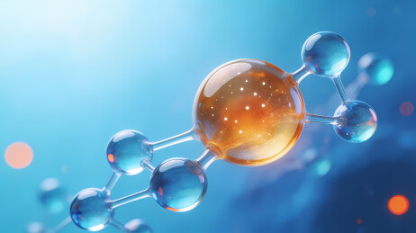 琥珀橙分子模型