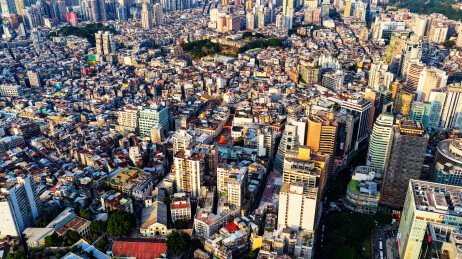 澳门航拍澳门城市风光澳门地标建筑新葡京