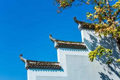 中国湖南省长沙市岳麓书院景区建筑景观
