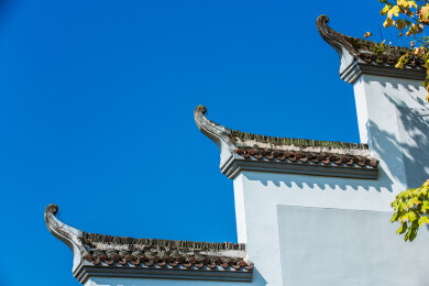 中国湖南省长沙市岳麓书院景区建筑景观