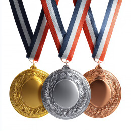 金牌银牌和铜牌 