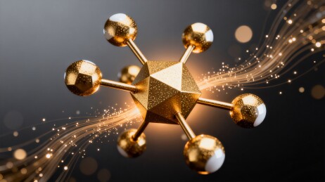 多面体密钥科技金融主视觉