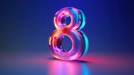 倒计时数字8