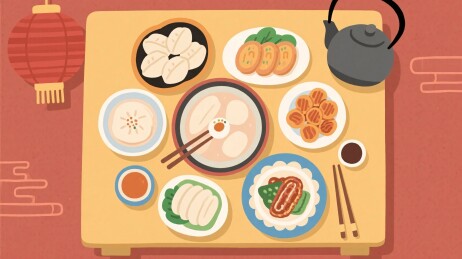中式美食餐点图