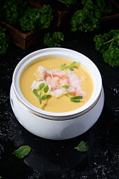 鲜豆糜豆糊豆苗烫鲜虾仁